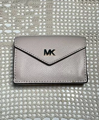 BNWT Michael Kors Money Pieces Trifold Flap Purse/Wallet Leather Racing Pink • $49.99