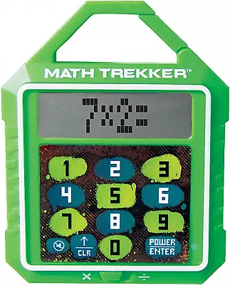 Math Trekker Multiplication & Division Electronic Math Game For Kids Ages 8+ Cl • $20.36