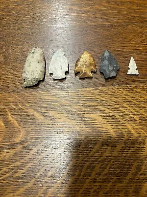 5 Old Arrowheads Washington County Iowa • $30