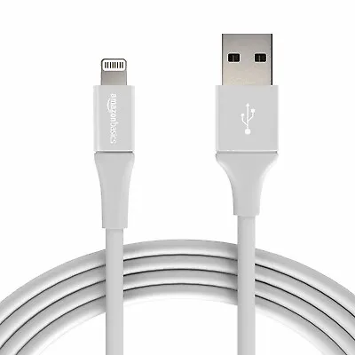 AmazonBasics USB MFi Cable For Apple IPhone & IPad 3m Premium Silver • £7.99