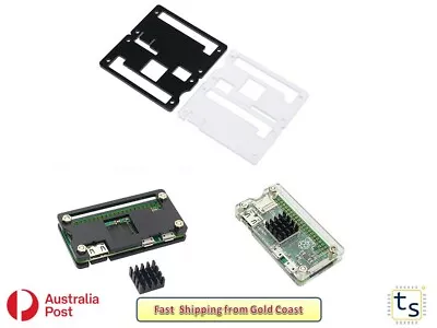 3 In 1 Kit Acrylic Case+Heatsink+GPIO Header For Raspberry Pi Zero&Zero/W • $9.15