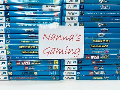 $17.95 • Buy Cheap Wii U Nintendo Mario Zelda Skylanders Discount Game Bundle Drop Down Box