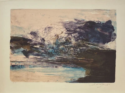 $6000 • Buy Spectral Vision By Zao Wou-ki, Extremely Rare Signed Artist Proof
