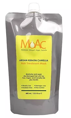 SEALED MOAC Hair Treatment Mask Argan Keratin Camellia Moisture Repair 13.5 Oz • $25.05