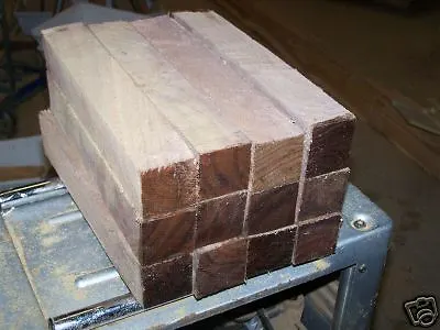 Eight (8) Dark Walnut Turning Blocks Lumber Lathe Wood Lumber 2  X 2  X 11  • $33.95