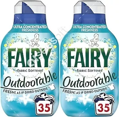 Fairy Outdoorable Non-Bio Fabric Conditioner 35 Wash (Pack Of 2) • £11.99
