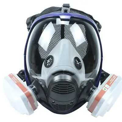 6800 Full Face Gas Mask 7 In 1 Facepiece Respirator Painting Spraying • $62.69