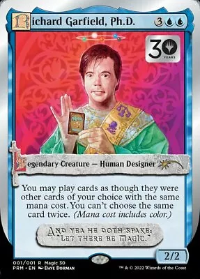 [1x] Richard Garfield Ph.D. (30th Anniversary Play Promos) - Near Mint English • $1.25