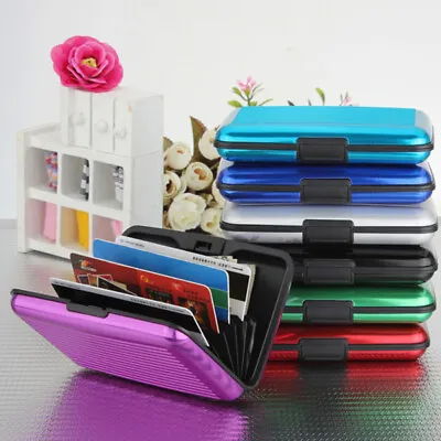 Waterproof RFID Blocking Slim Card Case Business Credit Card Holder Mini Wallets • $4.79