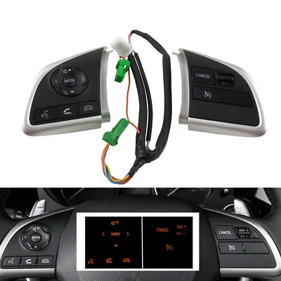 L+R Side For Mitsubishi Mirage ASX Outlander L200 Steering Wheel Control Switch • $72.99