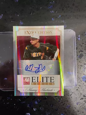 2010 Panini Elite Manny Machado Auto Donruss Extra Edit. 1st  🔥 #12/25 Clean RC • $159.99