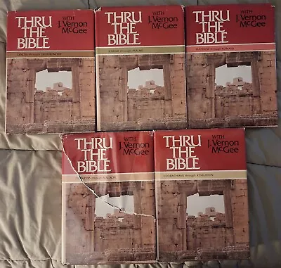 Thru The Bible With J. Vernon McGee 5 Volume Set **SEE PHOTOS** • $49.99