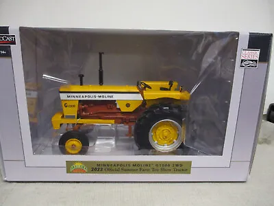 Minneapolis Moline Model G1000 Toy Tractor  2023 Summer Show  1/16 Scale NIB • $159.99