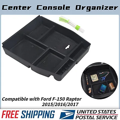 For Ford Car Center Console Armrest Storage Box F150 2015-2018 Organizer Tray • $17.59