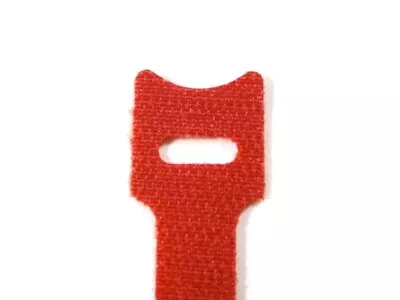 PFP Hook&Loop Cable Ties Velcro® Color Red (10 Pieces Per Package ) 2 PACKS • £24.88