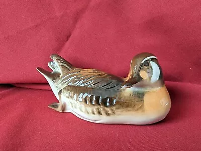 USSR Lomonosov Porcelain  Duck Figure 15cm L X 5.5cm H • £18