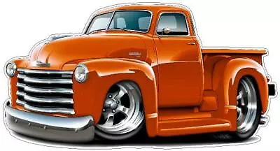 Wall Decal Compatible With 1950 Chevy Pickup Truck Cartoon Car Boys Room Art • $25.99