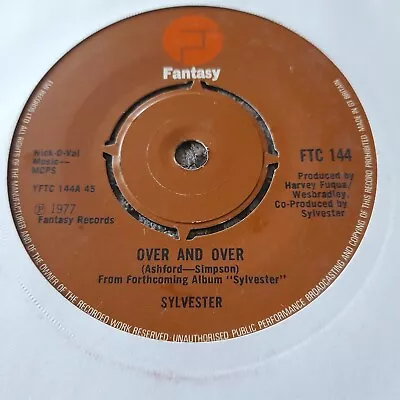 Sylvester - Over And Over / Tipsong UK 7  Rare Funk Soul 1977 • £3.99