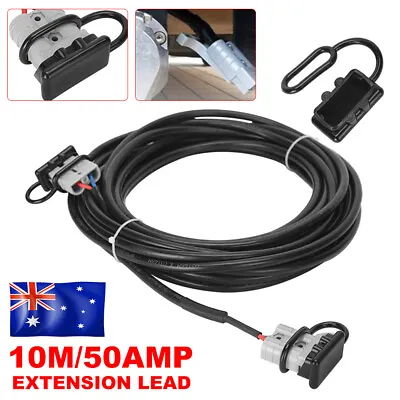 $29.95 • Buy Ready To Use10m 50Amp Anderson Plug Extension Lead TwinCore Automotive Cable 6mm