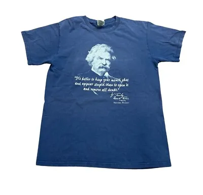 Vintage Mark Twain Book Quote T Shirt Size Medium • $15.99