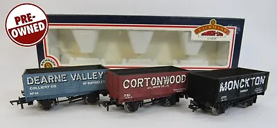 £44.95 • Buy OO Gauge Bachmann 33-025 Set Of 3 7 Plank Wagons Limited Edition Dearne Valley