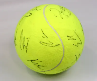 Signed 9  Tennis Ball - Several Signatures - The Ball Loses Air • $35