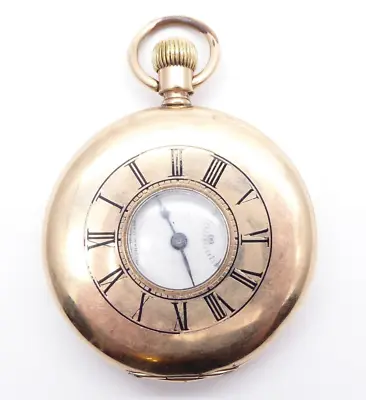 £395 • Buy Antique Am Watch Co Waltham 1899 Fahys Half Hunter Pocket Watch