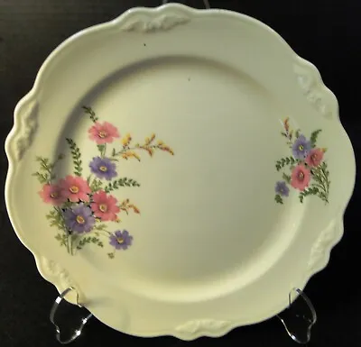 Homer Laughlin Virginia Rose Cosmos VR135 Lunch Plate 9 1/4  Excellent • $10.99