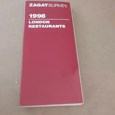 Vintage 1998 Zagat Survey Series New York City Restaurant By Zagat Survey Staff  • $9.99