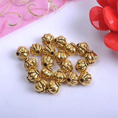 100& Tibetan Silver Gold Bronze Charms Spacer Beads - Choose 4MM 6MM 8MM A117 • $2.77