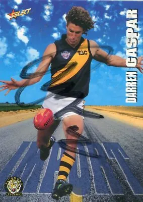 $7.50 • Buy AFL Select 1996 #278 Richmond Darren Gaspar Autographed Card 