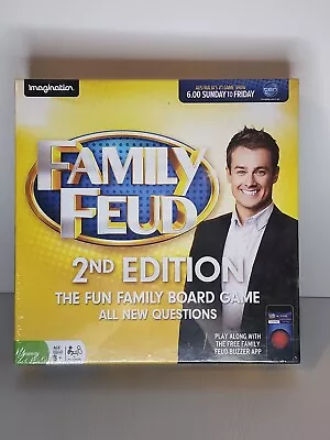 Family Feud 2nd Australian Edition Board Game 2015 Family Fun Free Buzzer App • $54