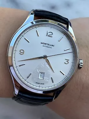 Montblanc Heritage Chronometrie Watch Automatic Date 7374 Mens 40.5mm Swiss • $849