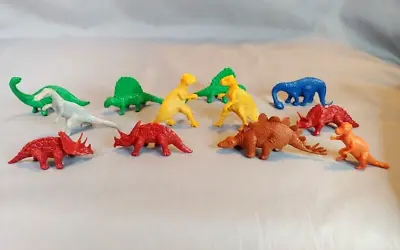 Dinosaur Plastic Toy Lot 1960s MPC Marx Etc Vintage • $18.92
