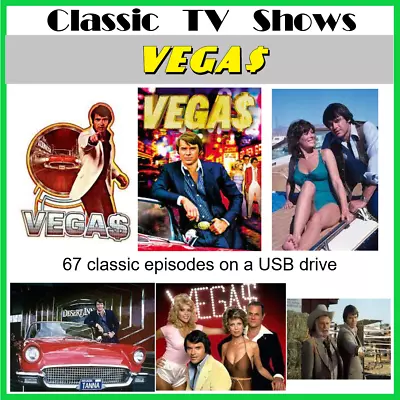 Vega$ - 67 Classic Tv Shows From 70's • $21.95