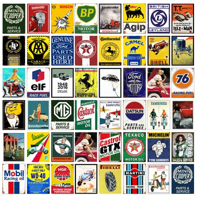 £4.45 • Buy Metal Tin Sign Plaque Garage Home Bar Man Cave Shed Petrol Oil Poster Signs M118