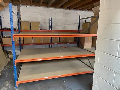 Heavy Duty Warehouse Racking Garage Shelving Storage Shelves Metal Shelf Unit • £149