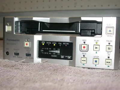 Panasonic Ag-dv2500p Mini Dv Dvcam Vcr Deck Ntsc Pal Works Great Bin~br-dv3000u • $549.99