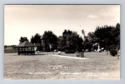 Mackinaw City MI-Michigan RPPC The Breakers Cabins Real Photo Vintage Postcard • $8.99