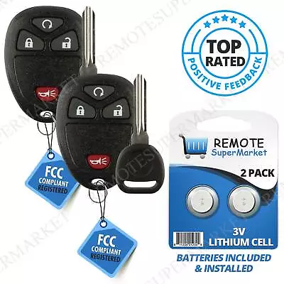 Replacement For Chevy Silverado Suburban 1500 2500 Remote Key Fob 4b Rs Set Pair • $14.95