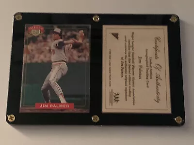 Jim Palmer Baltimore Orioles Autographed 1994 Nabisco All-Star Legends Card COA • $9.99