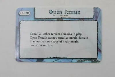 $2.76 • Buy Open Terrain D-020 Mage Knight 2.0 SPELL CARD