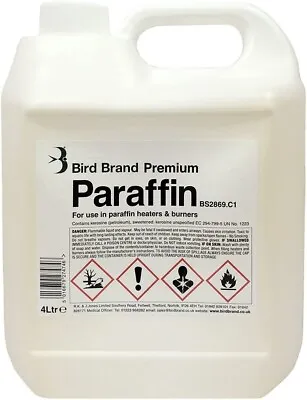 £4.85 • Buy Bird Brand Premium Grade Paraffin Litre Kerosene Heater Lamp Oil Fuel 1L 2L4L 8L