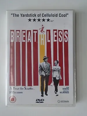 £4.99 • Buy Breathless DVD - French New Wave Classic - Jean Luc Godard - Belmondo, Seberg