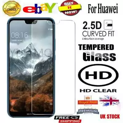 For Huawei Tempered Glass  P20 P30 P40 P SMART Pro Lite Mate 30 Screen Protector • £2.99