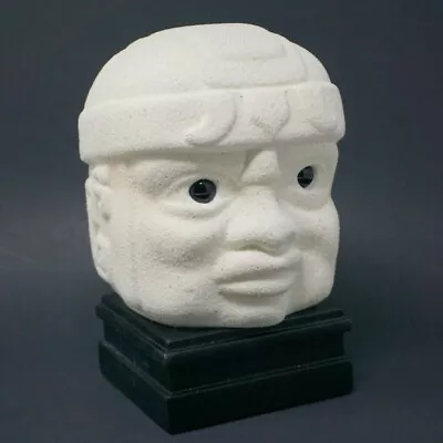 Handmade Maya Olmec Head Modern Art • $25