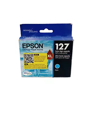 Epson 127XL  DuraBrite Ultra Cyan Ink Cartridge EXP: 12 - 2026/T127220-S • $22.95