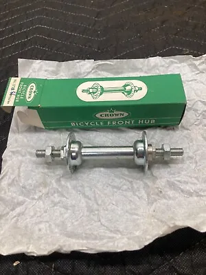 Crown Bicycle Front Hub 28 Hole Nos Vintage • $15