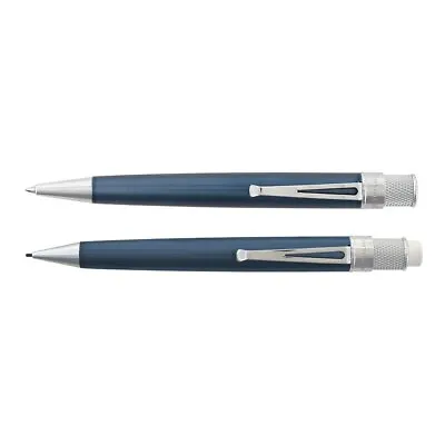 Retro 51 Tornado Ice Blue Rollerball Pen & Mechanical Pencil Set • $95