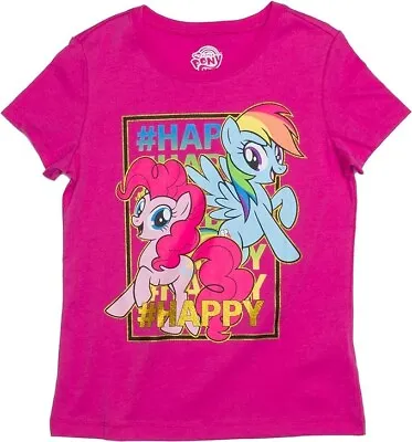 My Little Pony - Pink Girls T-Shirt - Pinkie Pie & Rainbow Dash - Many Sizes • $10.95